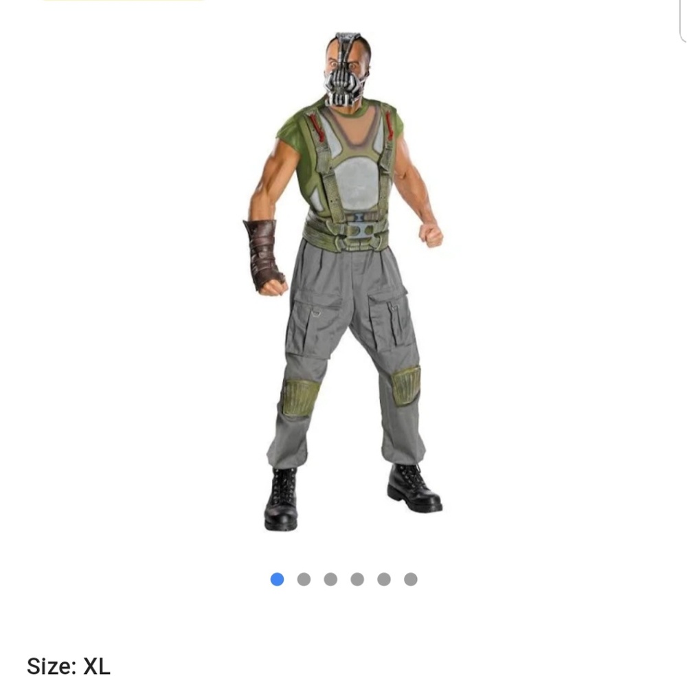New Adult Men's XL Bane Deluxe Halloween Costume
